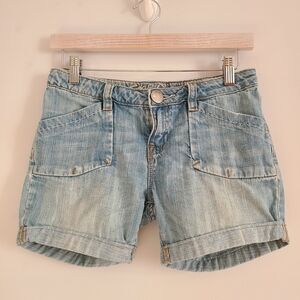 GAP Light Blue Kids Denim Shorts Size 12 Girls